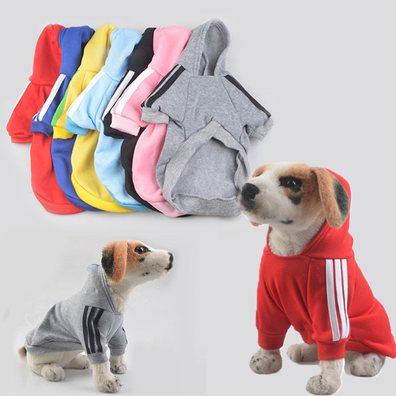 XS-XXL Autumn Winter  Puppy Coat Teddy Fashionable Hooded Pet Products Dog Sweaters Dog Clothing Teddy Pet Shirts