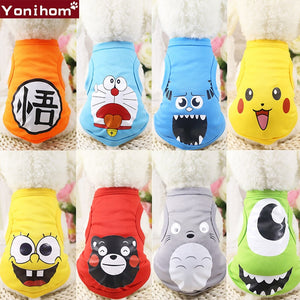 Pet Dog Clothes for Small Medium Dogs Cats Coats Jackets Clothing for Dogs Chihuahua Summer Vest T Shirt Pet Clothes Cat Puppy