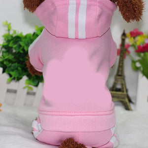 PUOUPUOU Winter Warm Pet Dog Clothes Hoodies Sweatshirt for Small Medium Dogs French Bulldog Sweet Puppy Dog Clothing XS-XXL