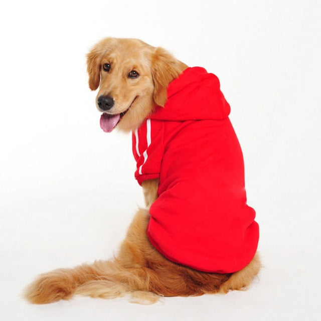 Security Dog Clothes Classic Pet Dog Hoodies Clothes For large dog Autumn Coat Jacket for Chihuahua Retriever Labrador Clothing