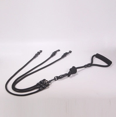 WALK Two and more Dogs Leash Nylon Double Dual Two Pets Dogs Leash 2 Way Coupler Walk  Dogs Collars Harness Leads Pets