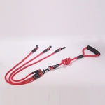 WALK Two and more Dogs Leash Nylon Double Dual Two Pets Dogs Leash 2 Way Coupler Walk  Dogs Collars Harness Leads Pets