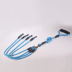 WALK Two and more Dogs Leash Nylon Double Dual Two Pets Dogs Leash 2 Way Coupler Walk  Dogs Collars Harness Leads Pets