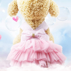 Summer Dress for Dog Pet Dog Clothes Wedding Dress Skirt Puppy Clothing Spring Fashion Jean Pet Clothes XS-L