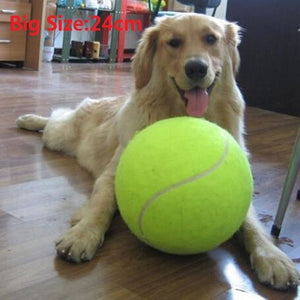 6.3/24cm Diameter Dog Tennis Ball Giant For Pet Chew Toy Inflatable Outdoor Tennis Ball Signature Mega Jumbo Pet Toy Train Ball