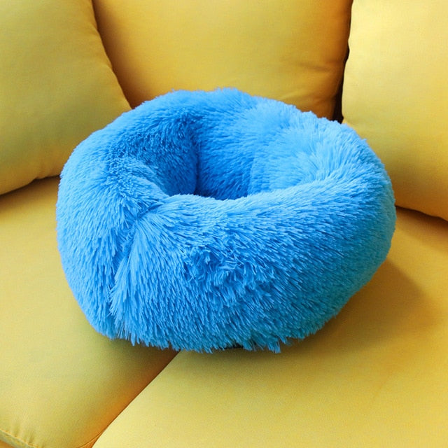 Pet Dog Bed Comfortable Donut Cuddler Round Dog Kennel Ultra Soft Washable Dog and Cat Cushion Bed Winter Warm Sofa hot sell