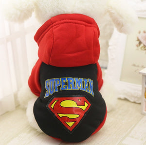 Cartoon Print Pet Dog Clothes Winter Warm Dog Coat Jacket for Small Dogs Chihuahua French Bulldog Teddy Costume Pets Clothing