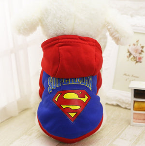 Cartoon Print Pet Dog Clothes Winter Warm Dog Coat Jacket for Small Dogs Chihuahua French Bulldog Teddy Costume Pets Clothing