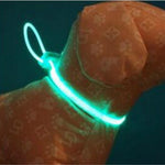 Collar LED multicolor de Mascota de alta calidad 1 Uds. Collar ajustable para mascota de seguridad nocturna Collar luminoso Collar brillante para perro mascota