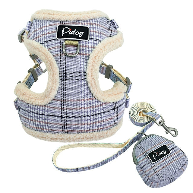 Arneses de Perro mascota suaves chaleco sin tirones ajustable Chihuahua cachorro gato conjunto de Correa y arnés para perros pequeños medianos abrigo Arnes Perro