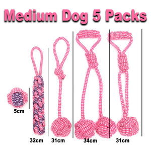 7 Pack Pet Dog Toys for Large Small Dogs Ball Toothbrush Interactive Dog Toys Christmas Products for Dogs Chew Toy Accessories